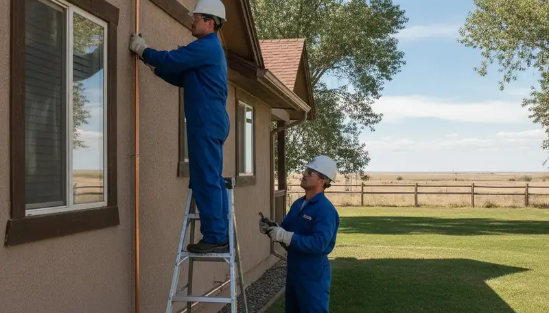 Emergency plumber van for plumbing repair service in Aurora, CO