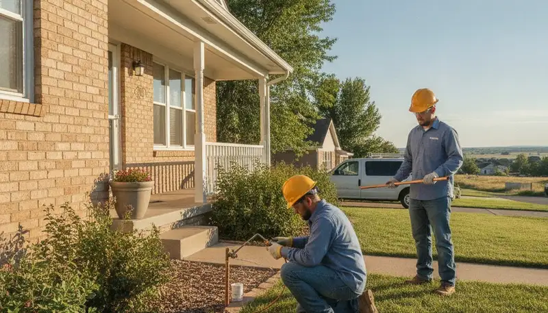 Emergency plumber truck in Aurora, CO for plumbing repair service