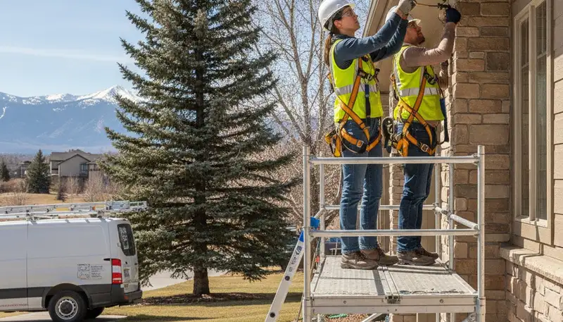Emergency plumber repairing a pipe in Aurora, CO for fast plumbing repair services