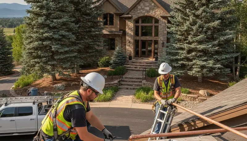 Emergency plumber repairing a pipe in Aurora, CO for fast plumbing service