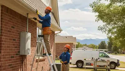 Emergency plumber repairing a pipe in Aurora, CO for fast plumbing repair service