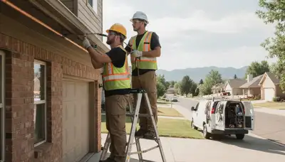Plumber repairing pipes for emergency plumbing service in Aurora, CO