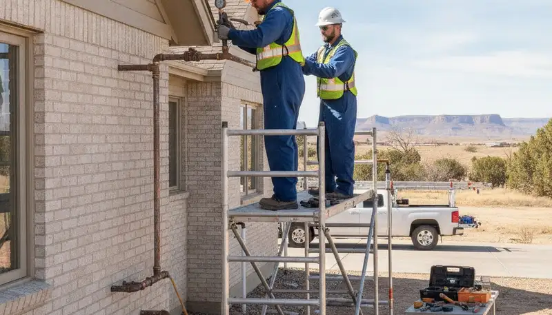 Plumbing repair service van in Aurora, CO for emergency leak and pipe repairs