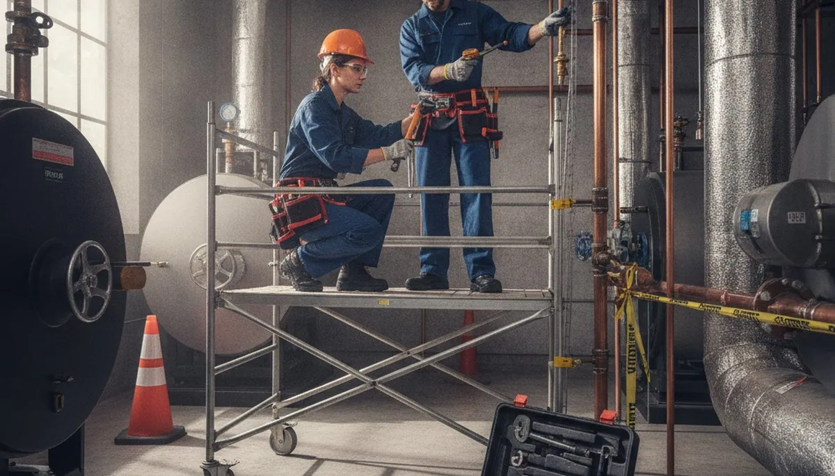 Aurora, CO plumber repairing a home pipe for emergency plumbing service