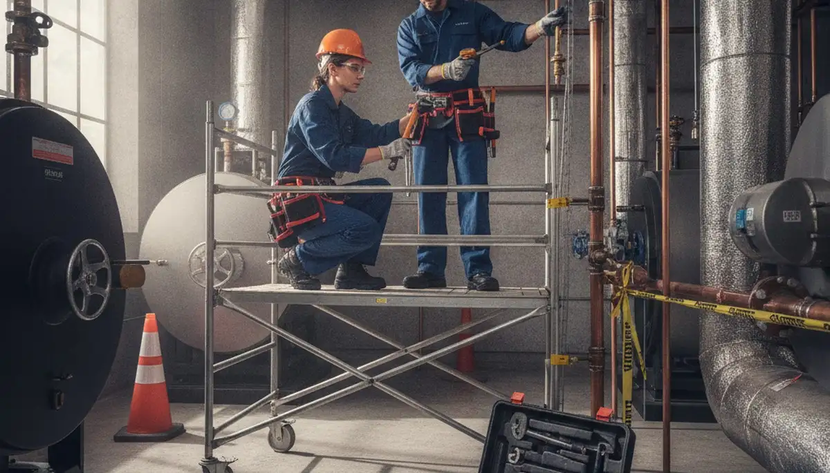 Aurora, CO plumber repairing a home pipe for emergency plumbing service