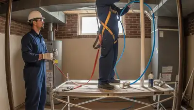 Plumbing repair technician serving Aurora, CO for emergency leak and pipe repair services