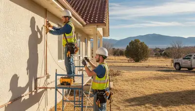 Emergency plumber repairing a pipe leak in Aurora, CO residential plumbing service