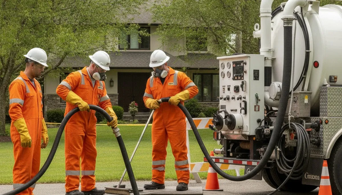 Septic tank cleaning service for Aurora, CO homes by On Call Plumbers