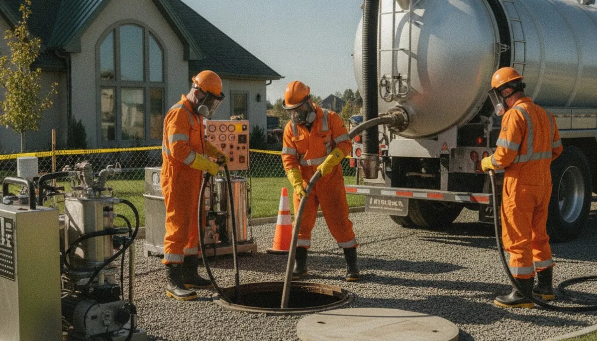 Septic tank cleaning service in Aurora, CO for reliable plumbing maintenance