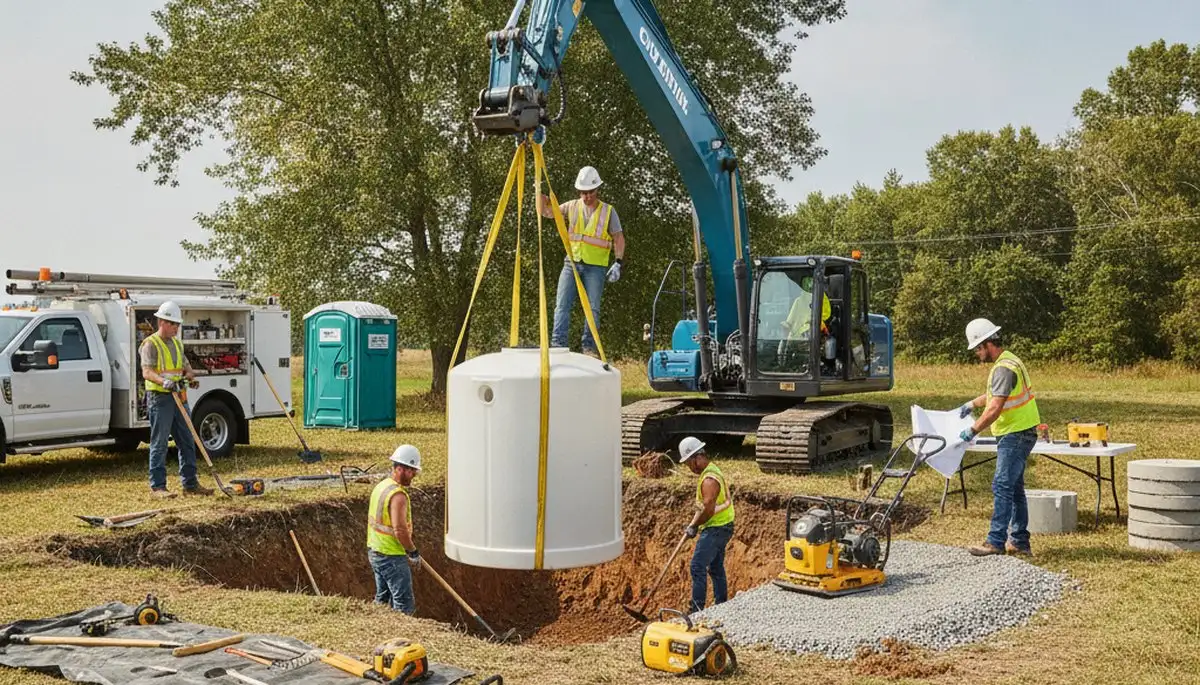 Septic tank installation for Aurora, CO homes by licensed plumbing repair experts