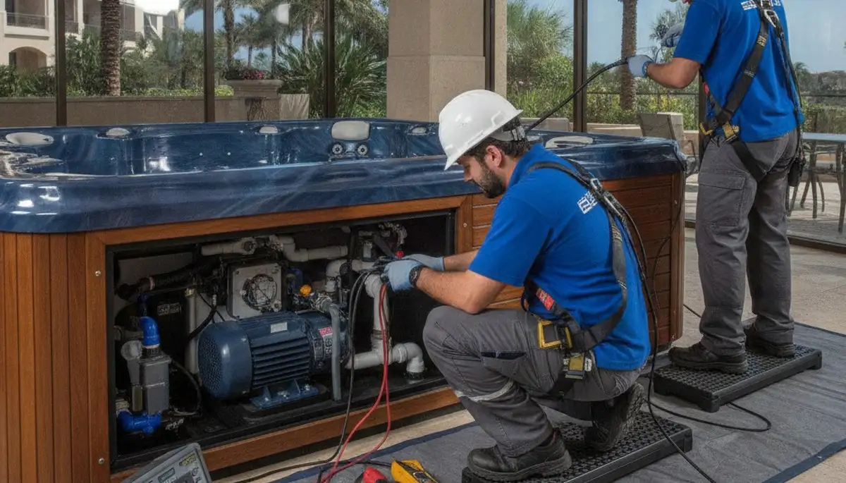 Spa repair service for Aurora, CO homes by on-call plumbers for fast spa troubleshooting and repairs