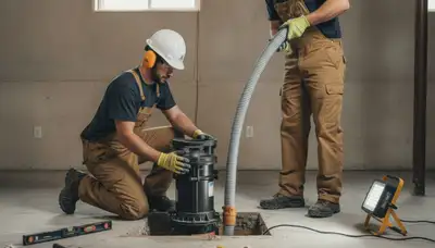 Sump pump installation by Aurora, CO plumbers for dry, protected homes during storms and snowmelt